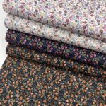 Popeline Flower - Preto