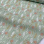 Popeline Flowers - Verde