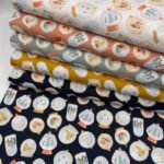 Popeline Globo de Neve - Azul