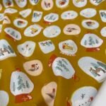 Popeline Globo de Neve - Amarelo