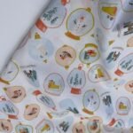 Popeline Globo de Neve - Branco