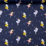 Popeline Gots Ballet - Azul Marinho