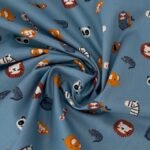 Popeline Jungle - Azul