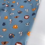 Popeline Jungle - Azul