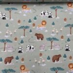 Popeline Jungle - Verde