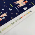 Popeline Lama - Azul Marinho