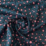 Popeline Leopardo - Verde