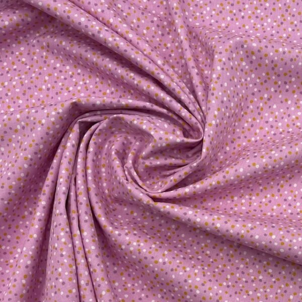 Popeline Little Dots - Rosa