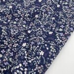 Popeline Lovely Flower - Azul