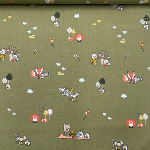 Popeline Lunch - Verde