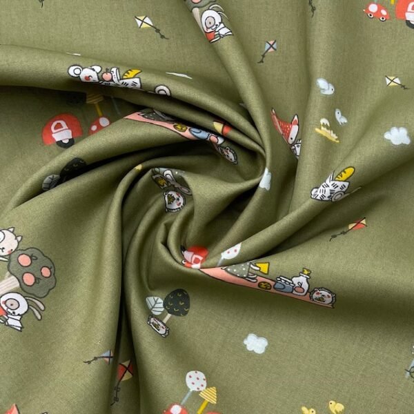 Popeline Lunch - Verde