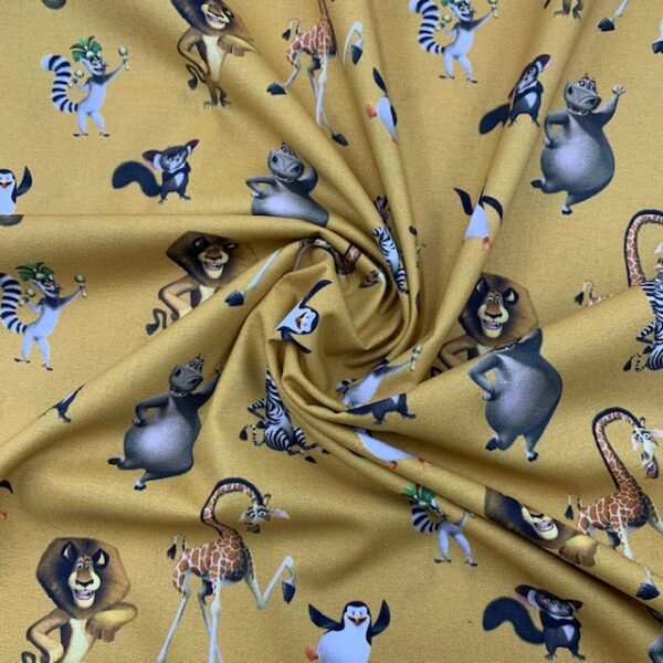 Popeline Madagascar - Amarelo