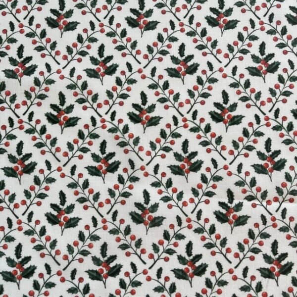 Popeline Natal - Azevinho