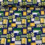 Popeline Natal - Azul