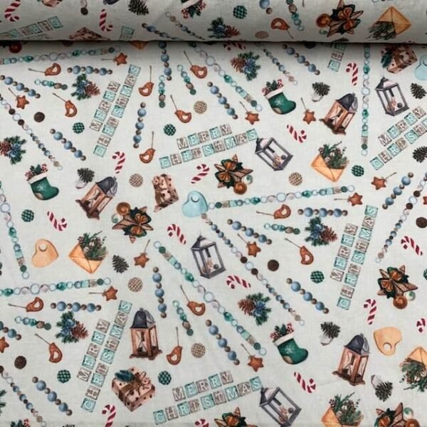 Popeline Natal - Merry Christmas