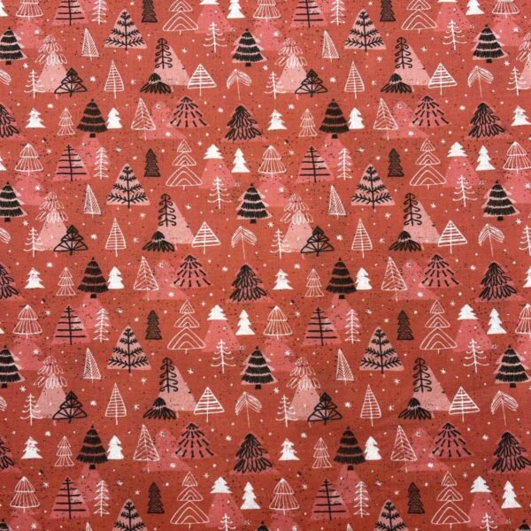 Popeline Natal - Pinheirinhos