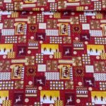 Popeline Natal - Vermelho