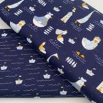 Popeline Navy Duck - Azul Marinho