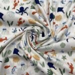 Popeline Ocean - Branco