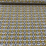 Popeline Panda do Kung Fu - Amarelo