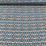 1 Peça de Popeline Panda c/ 5 mts - Azul