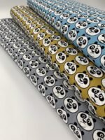 Popeline Panda do Kung Fu - Amarelo