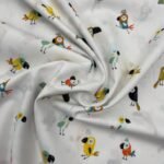 Popeline Papagaio - Branco