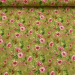 Popeline Pink Rose - Verde Lima