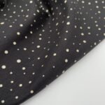 Popeline Pintas Glitter - Preto