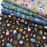 Popeline Piratas - Preto