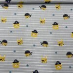 Popeline Piratas - Cinzento