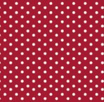 Popeline Resinada Bolas - Vermelho