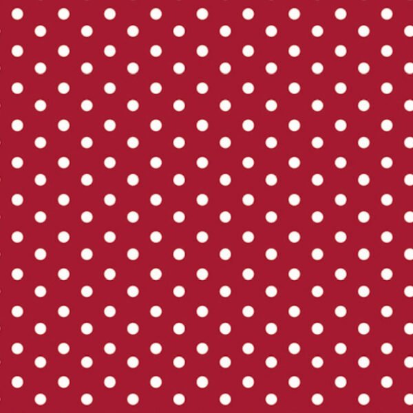 Popeline Resinada Bolas - Vermelho