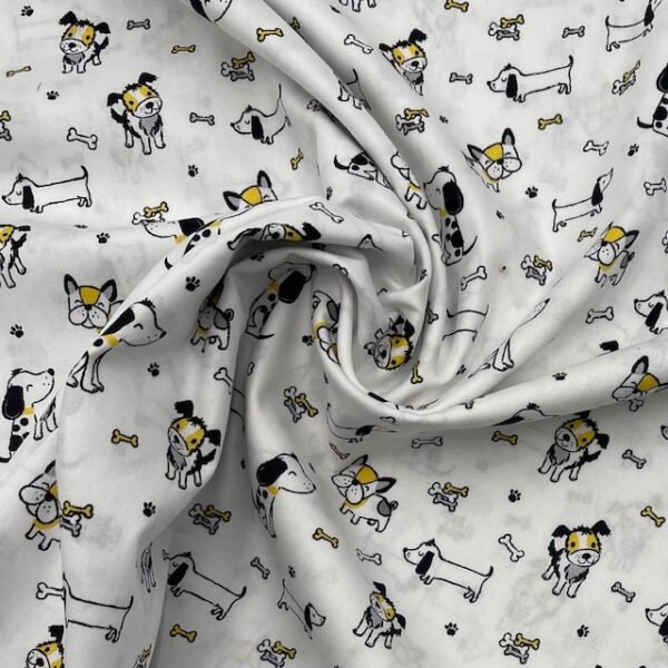 Popeline Puppy - Branco