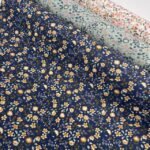 Popeline Resinada Flower - Branco