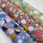 Popeline Resinada Fruit - Menta