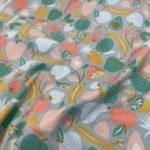 Popeline Resinada Fruit - Menta