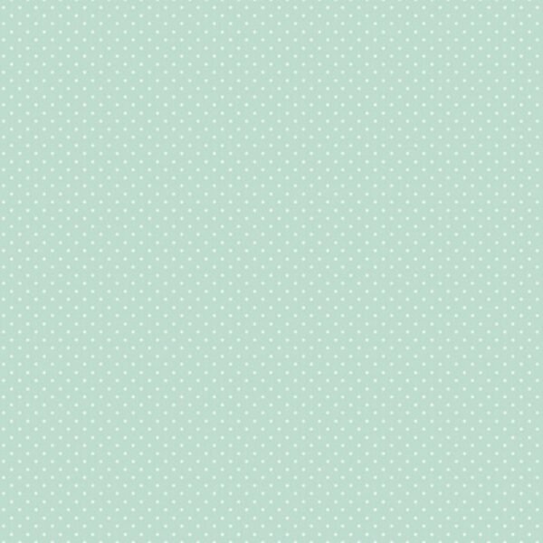 Popeline Resinada - Pintas - Verde Menta