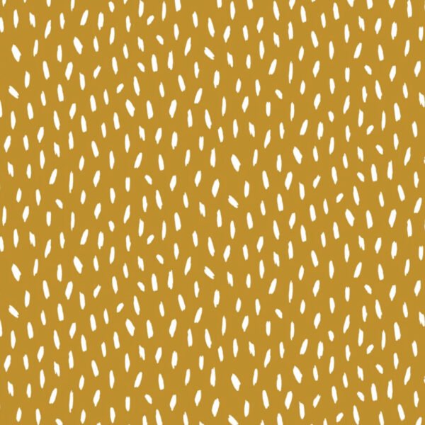 Popeline Riscos - Amarelo Ouro