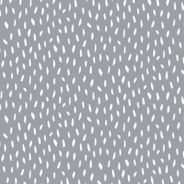 Popeline Riscos - Cinza Claro