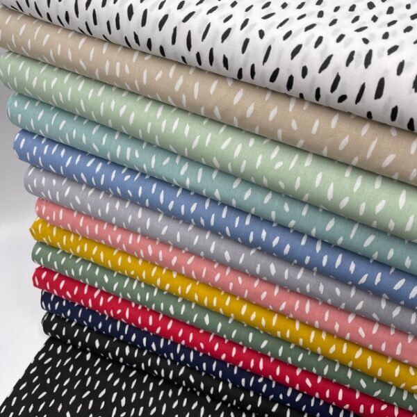 Popeline Riscos - Cinza Claro