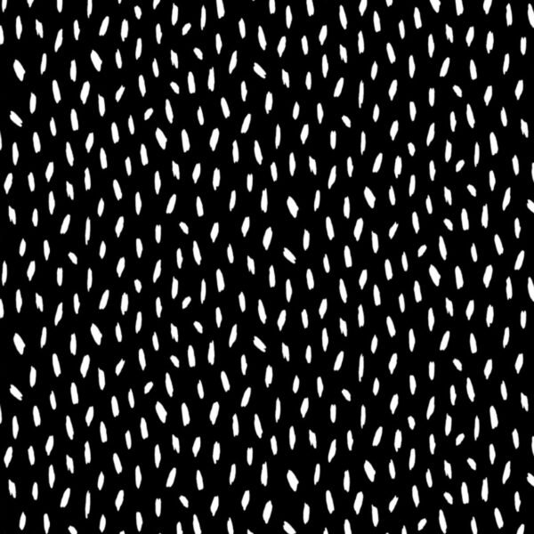 Popeline Riscos - Preto