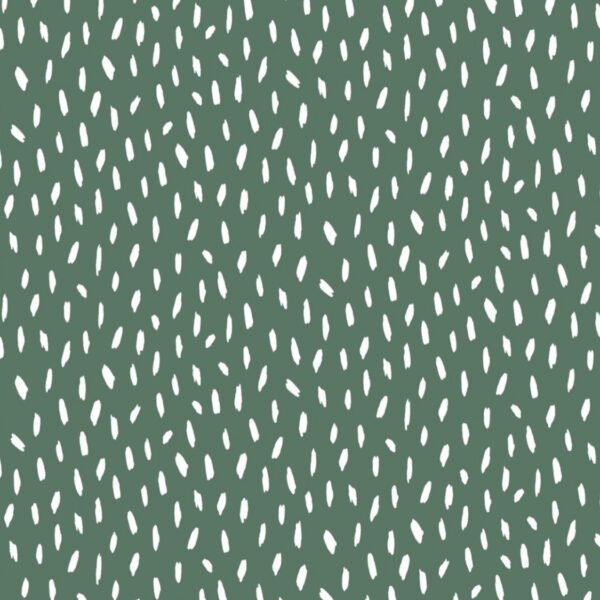 Popeline Riscos - Verde Escuro