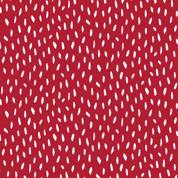 Popeline Riscos - Vermelho