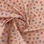 Popeline Small Flower - Salmão