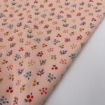 Popeline Small Flower - Salmão