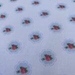 Popeline Small Roses - Branco