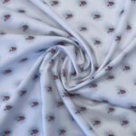 Popeline Small Roses - Branco