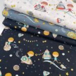 Popeline Space - Azul