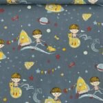 Popeline Space - Azul